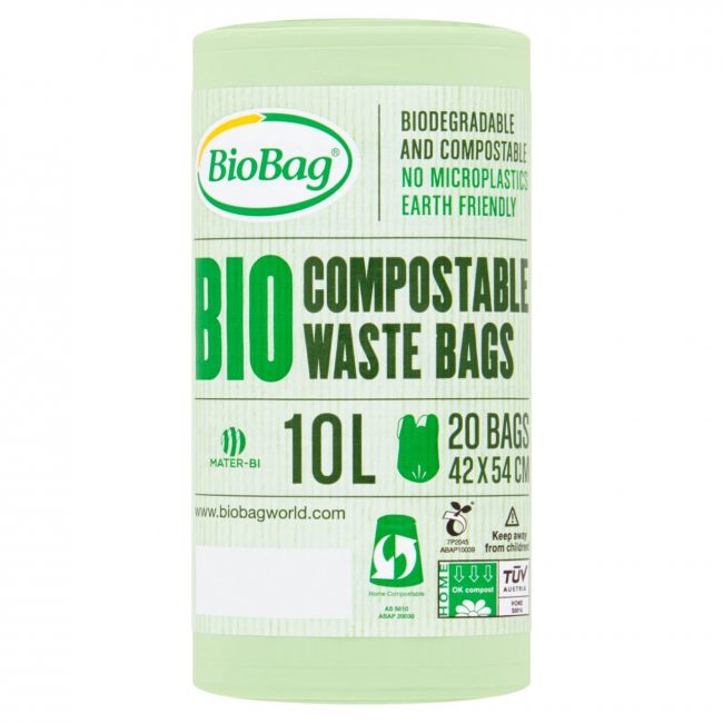 10L Roll of compostable waste bags